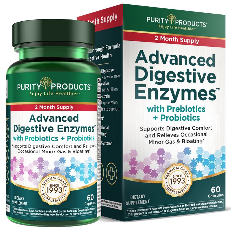 Gutiva Advanced Digestive Enzymes Prebiotic, Probiotic, & Postbiotic Supplement